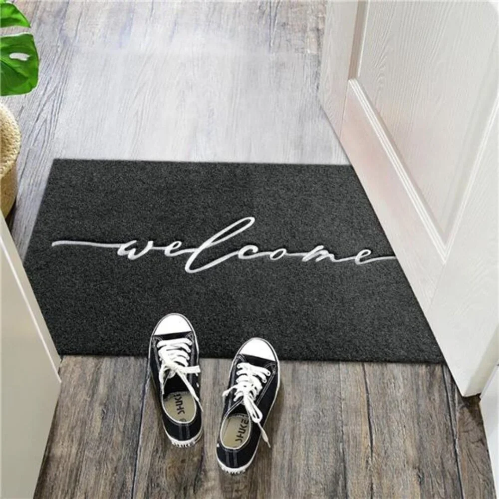 Welcome Mat Door Mats Outdoor with Non Slip Rubber Backing Front Door Mat
